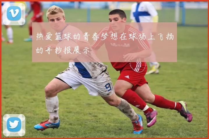 热爱篮球的青春梦想在球场上飞扬的手抄报展示